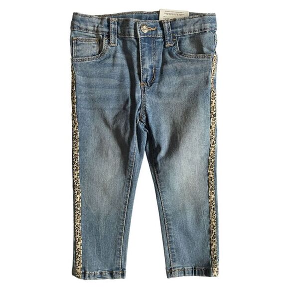 Okie Dokie With Animal Stripe Jeans Size 18 Months - Picture 3 of 5